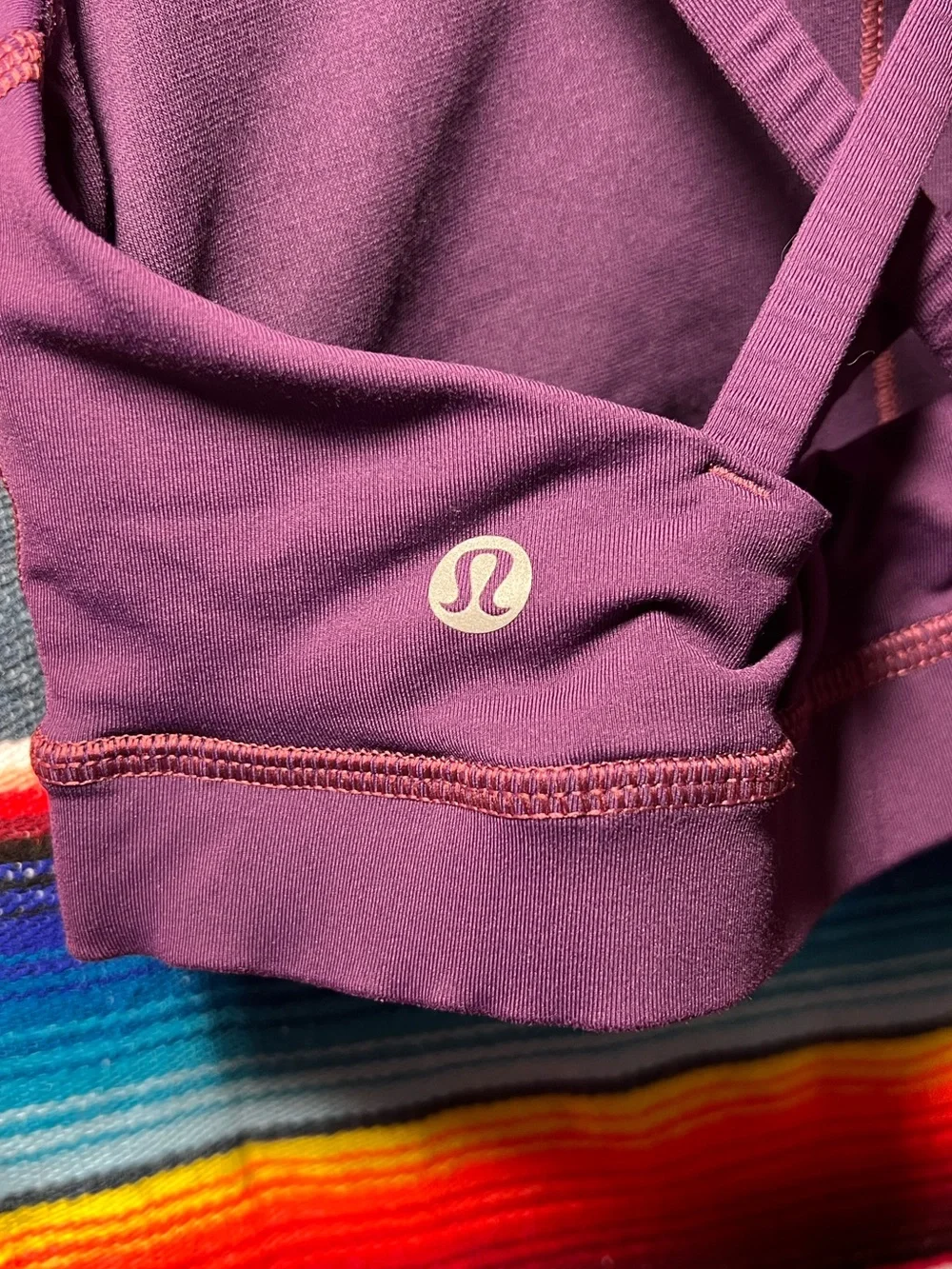 Lululemon Energy Bra Darkest Magenta Size 6